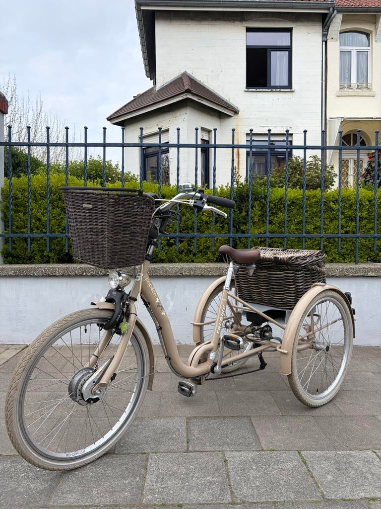 Tri-Bike elektrische driewieler ondersteuning, nieuwstaat, Ophalen of Verzenden, Zo goed als nieuw, Elektrische rolstoel