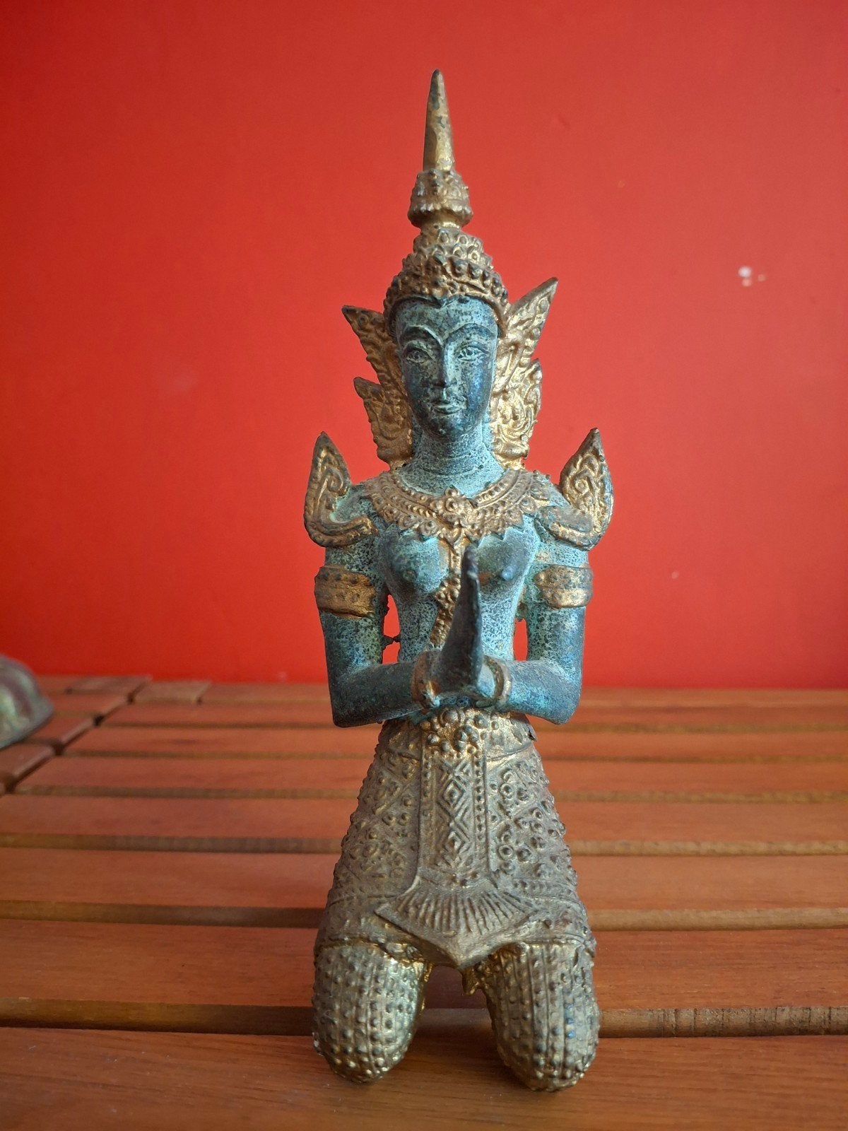 Prachtig bronzen thaïs beeldje, Ophalen
