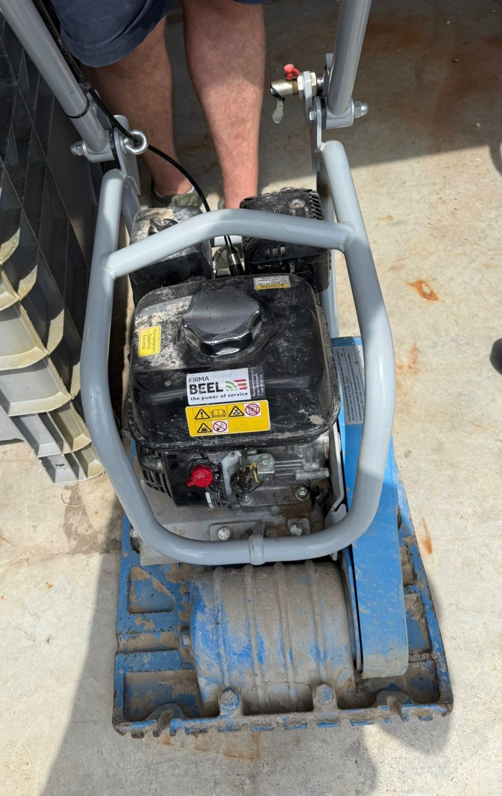 Weber CF 2 trilplaat / grondverdichter benzine, Enlèvement, Utilisé
