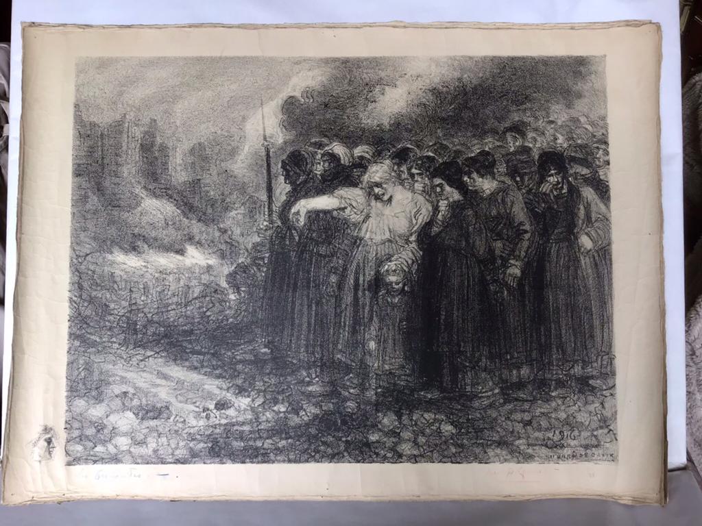 Estampe d’Henry de Groux, Enlèvement