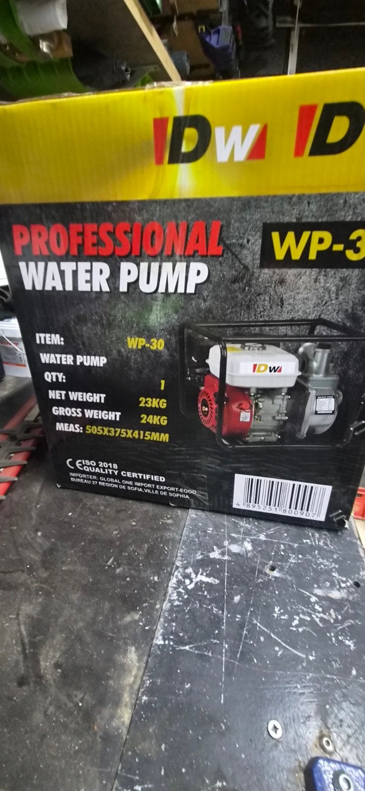 professionele waterpomp, Ophalen, Nieuw
