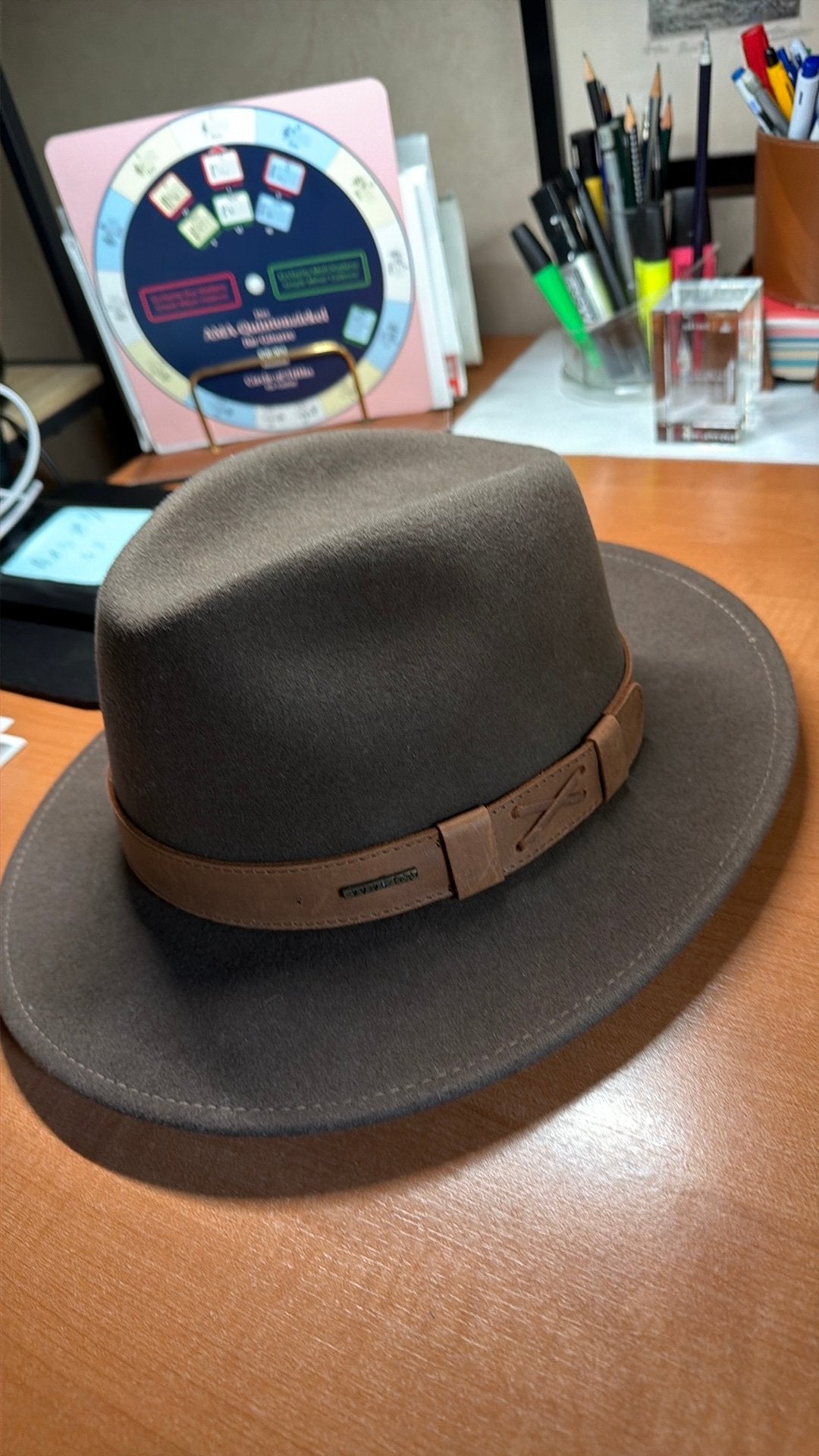Stetson zeer mooie hoed in vilt, Kleding | Heren, Ophalen of Verzenden, Zo goed als nieuw, Hoed