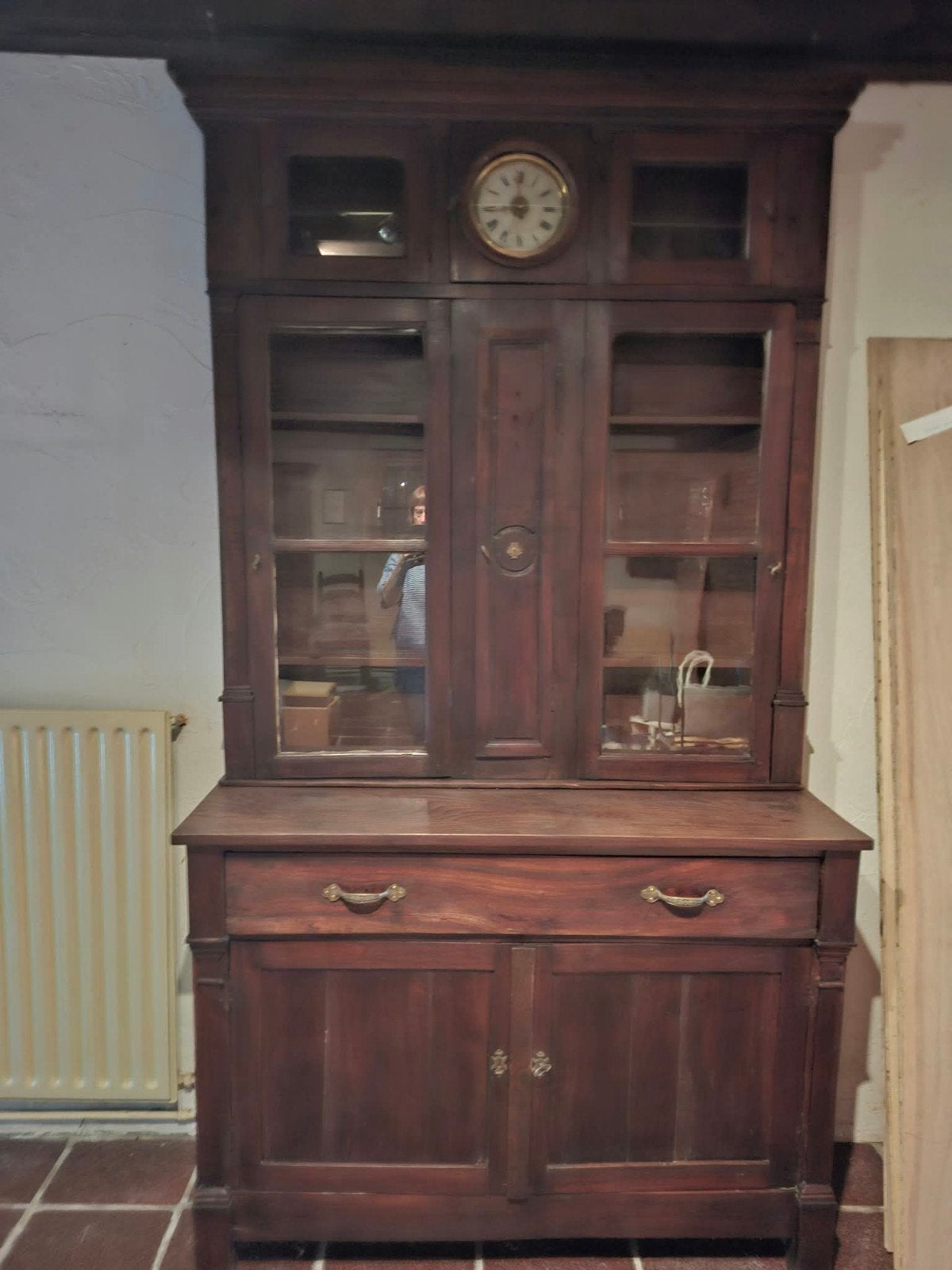 vitrinekast antiek, Antiek en Kunst, Ophalen