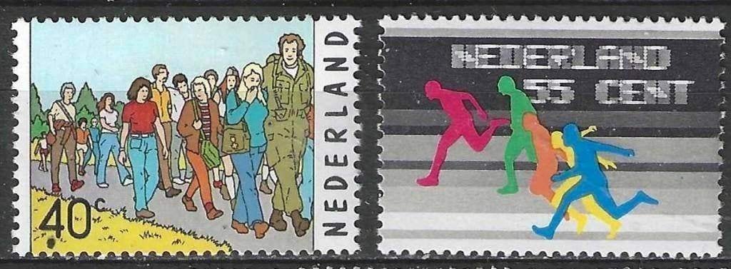 Nederland 1976 - Yvert 1048-1049 - Sportevenementen (PF), Verzenden, Postfris