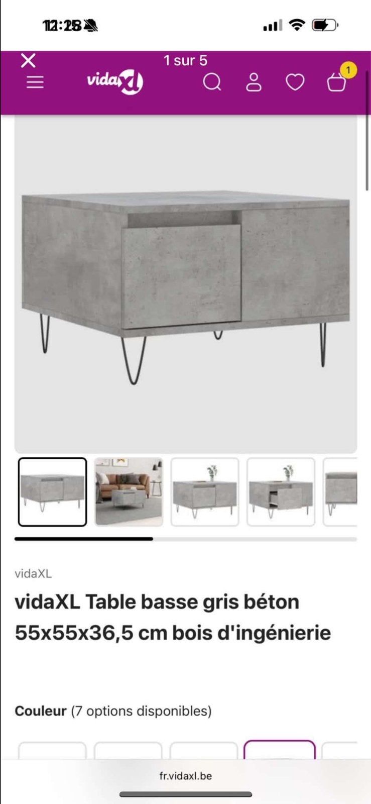 Table de salon, Enlèvement
