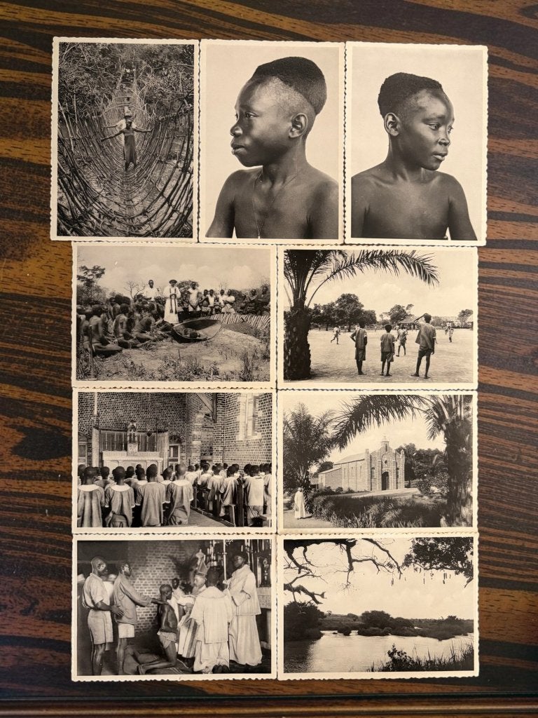 Rare lot 24 cartes Congo Belge  Niangara S. complètes A B C, Enlèvement ou Envoi, 1920 à 1940, Non affranchie, Autres thèmes