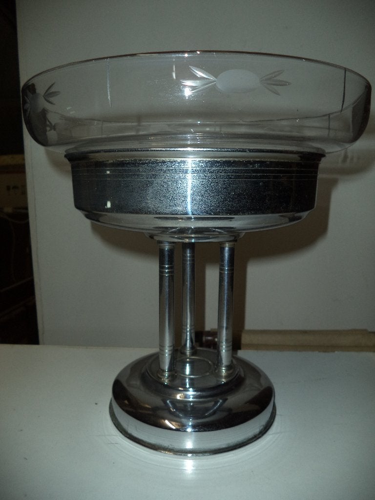 coupe a fruits, Collections, Porcelaine, Cristal & Couverts, Enlèvement ou Envoi, Comme neuf, Métal, Autres types