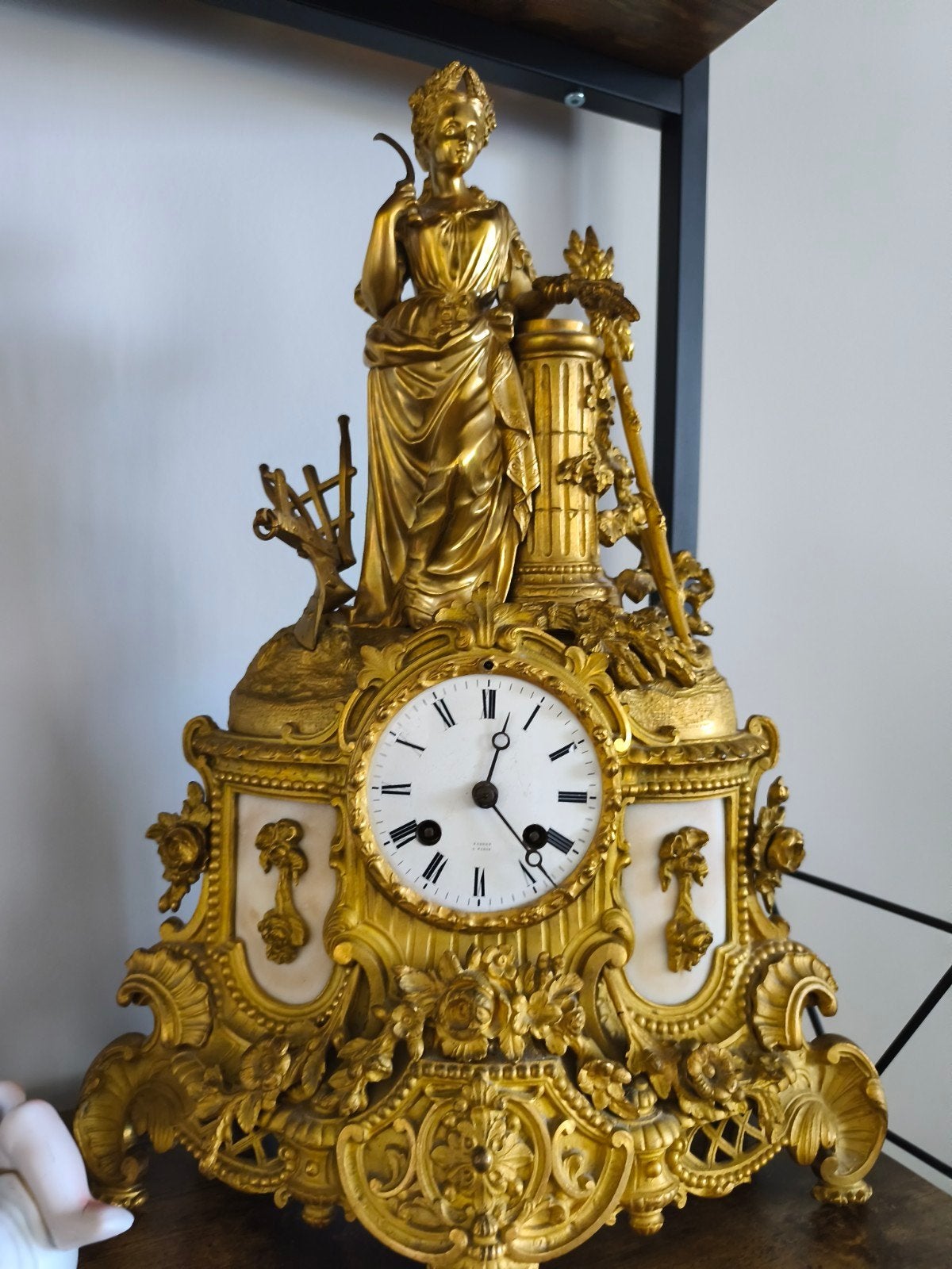 antike bronzen kloken en koekoeksklok, Antiek en Kunst, Ophalen of Verzenden