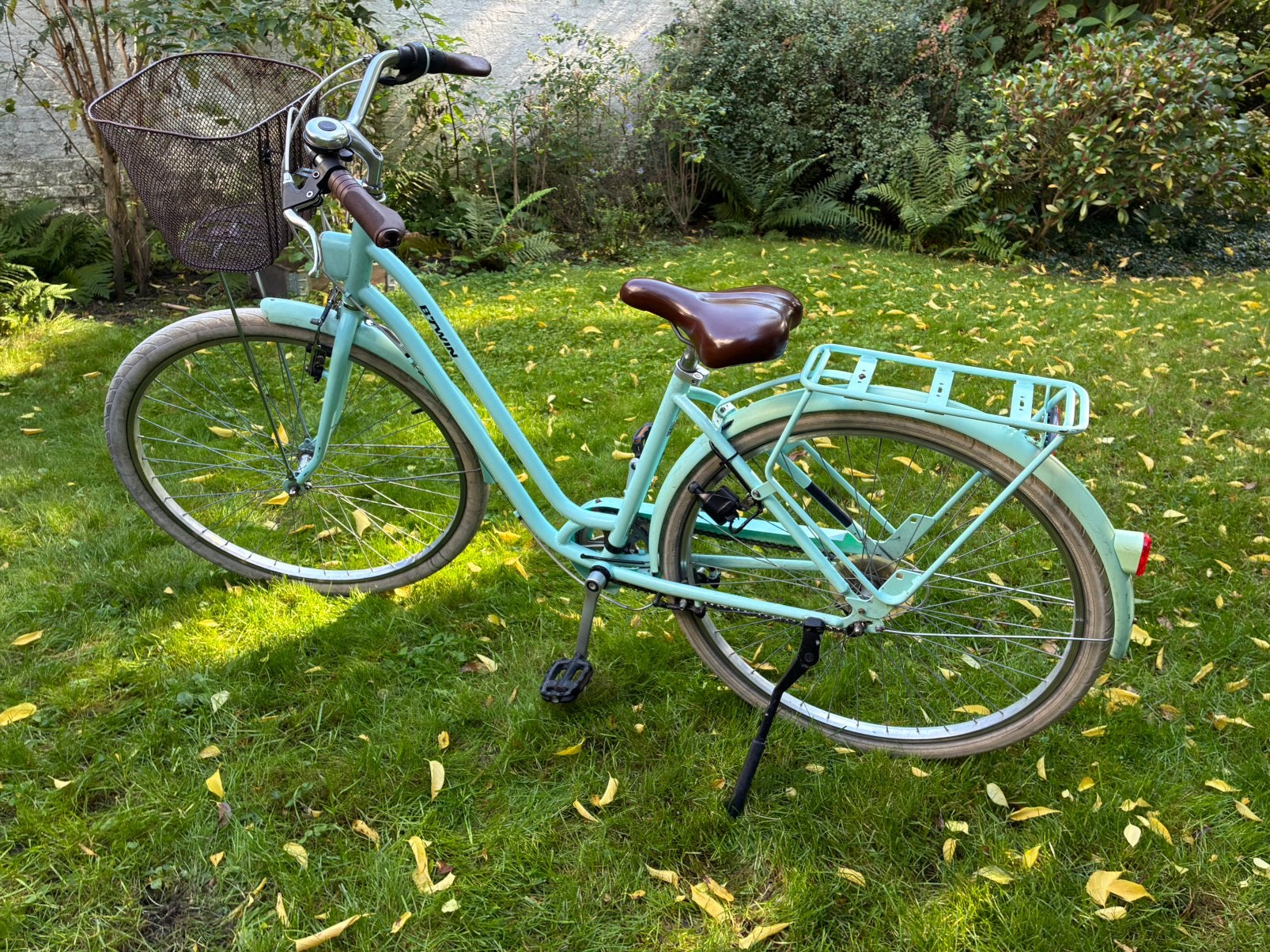 Stadsfiets decathlon Elops 520 laag - maat M, Fietsen en Brommers, Ophalen, Gebruikt, Overige merken