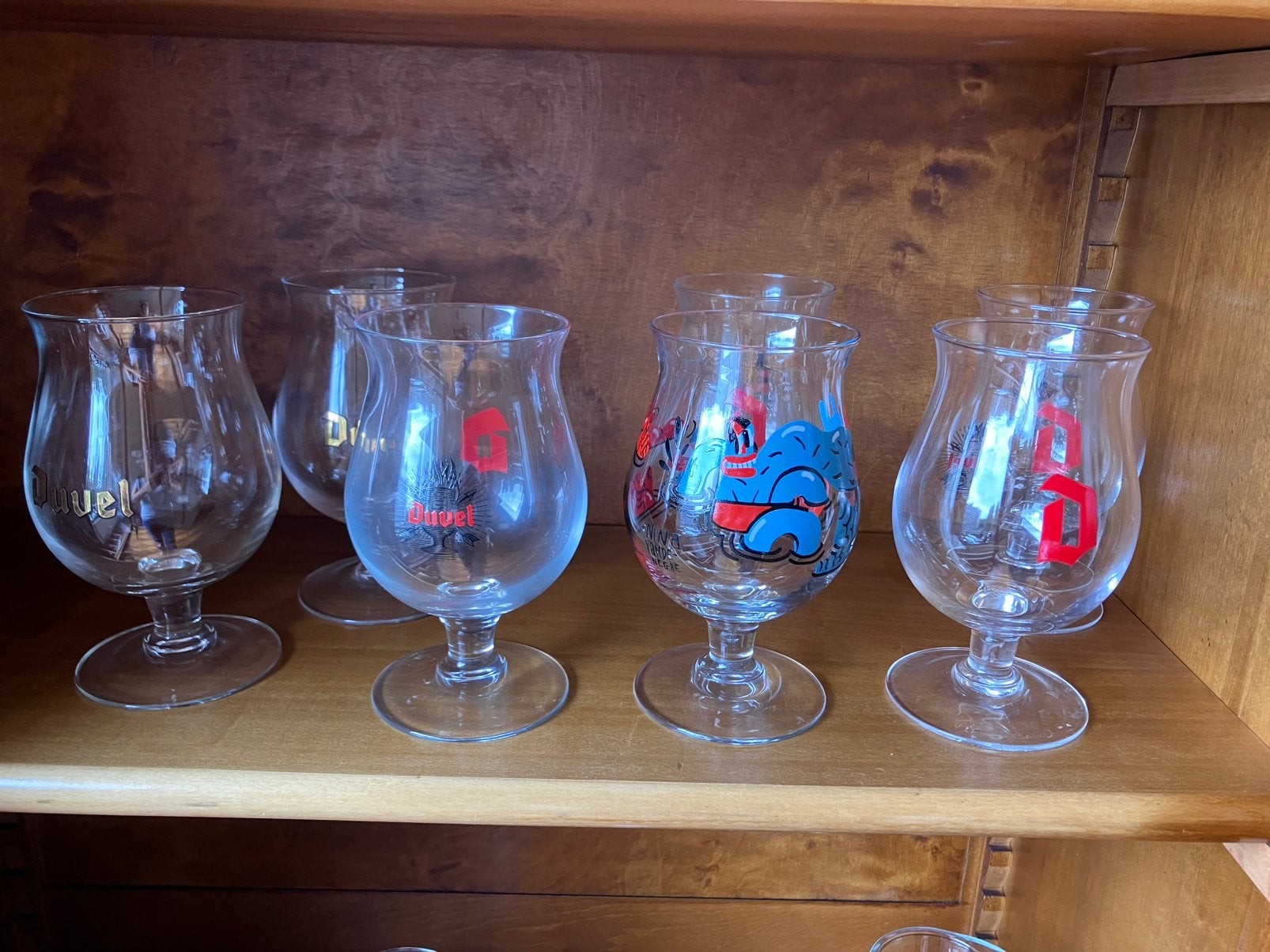 Duvel glazen, Ophalen, Zo goed als nieuw