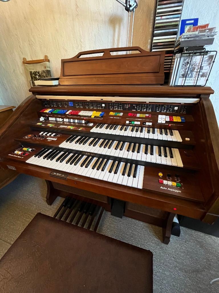 Orgue Kawai DX900 à prix réduit avec synthétiseur solo, Musique & Instruments, Enlèvement, Utilisé, Brun, Piano