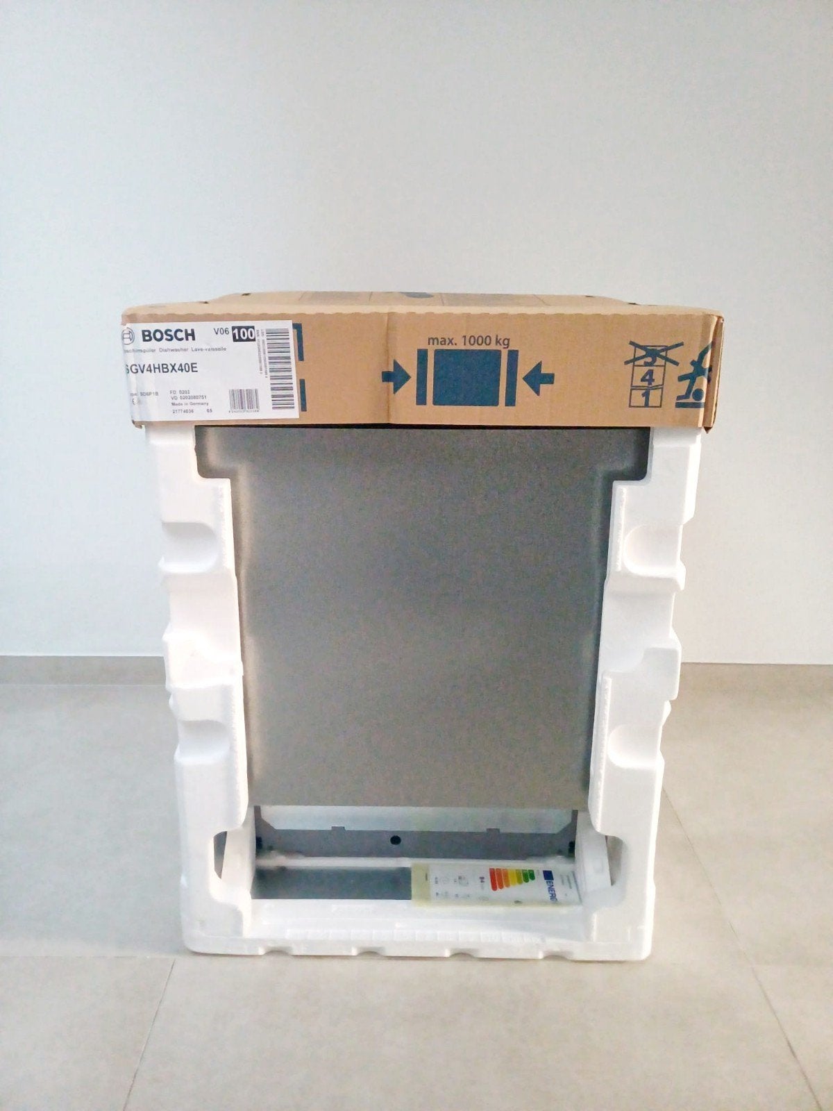 Bosch Vaatwasmachine Volledig Nieuw., Electroménager, Neuf, Classe énergétique A ou plus économe, 85 à 90 cm, Encastré