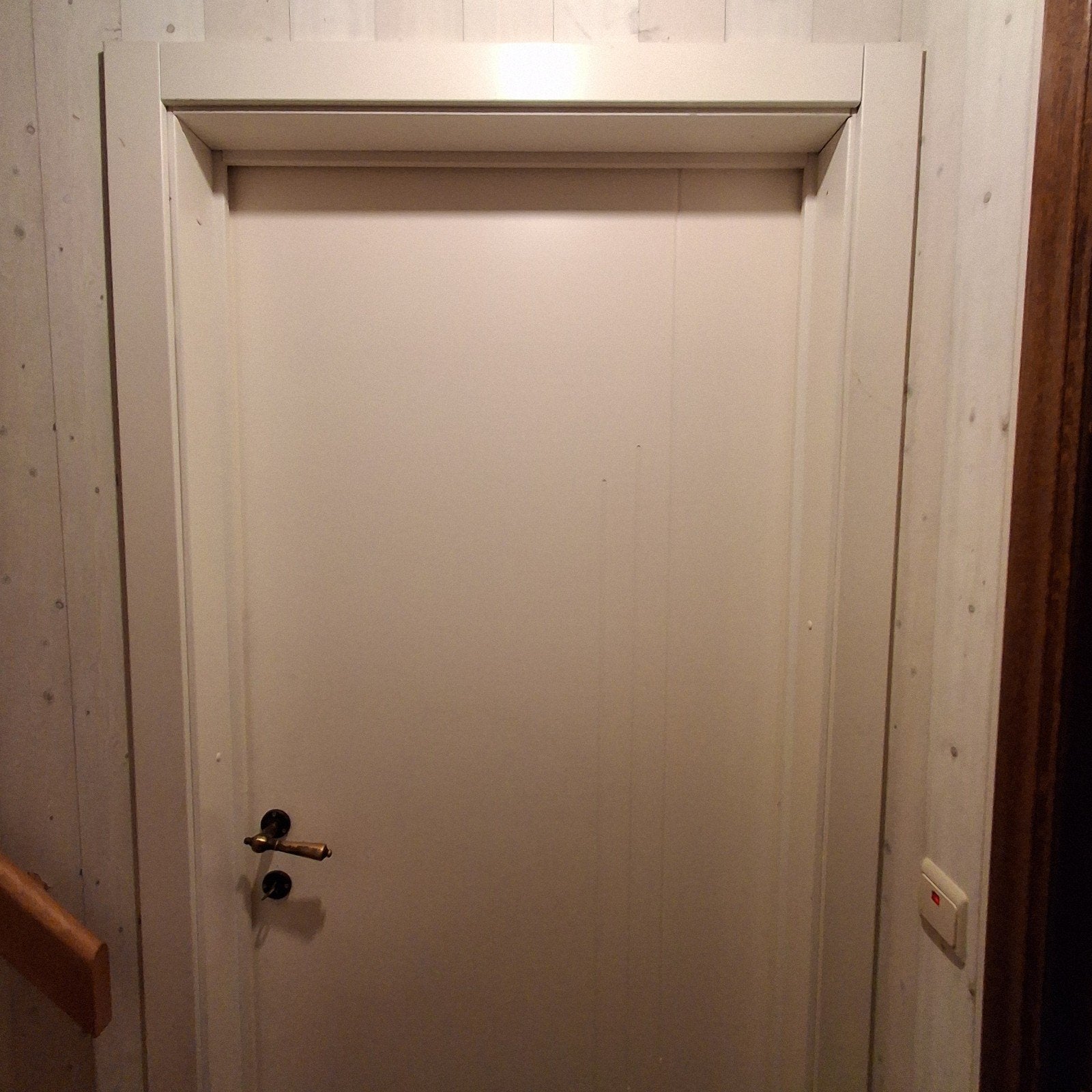 5x gelakte wit massief houten binnendeuren., Enlèvement, 80 à 100 cm, Bois, 200 à 215 cm
