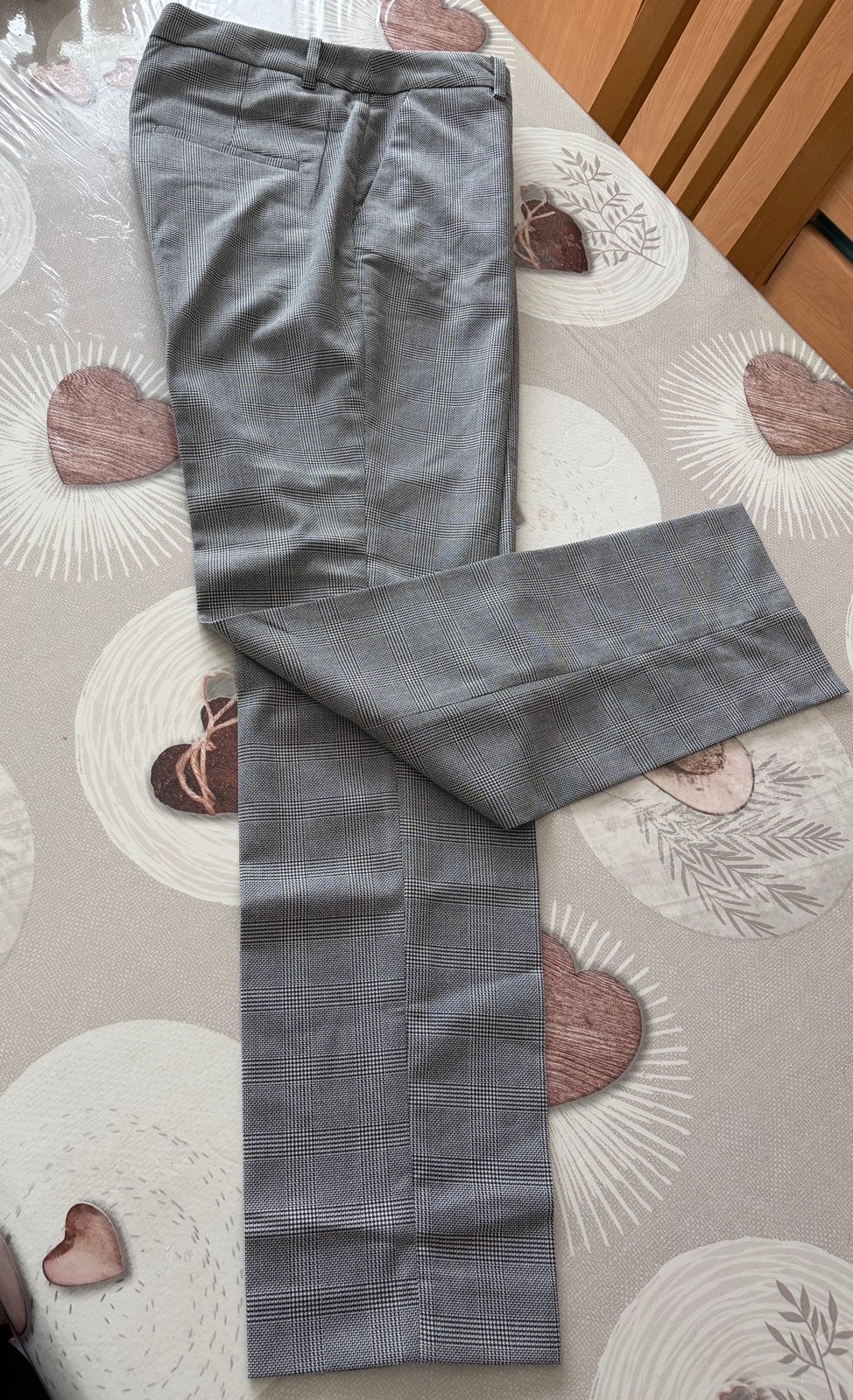 Pantalon chic à carreaux Prince de Galles H&M – Taille 38, Vêtements | Hommes, Enlèvement ou Envoi, Comme neuf, Gris