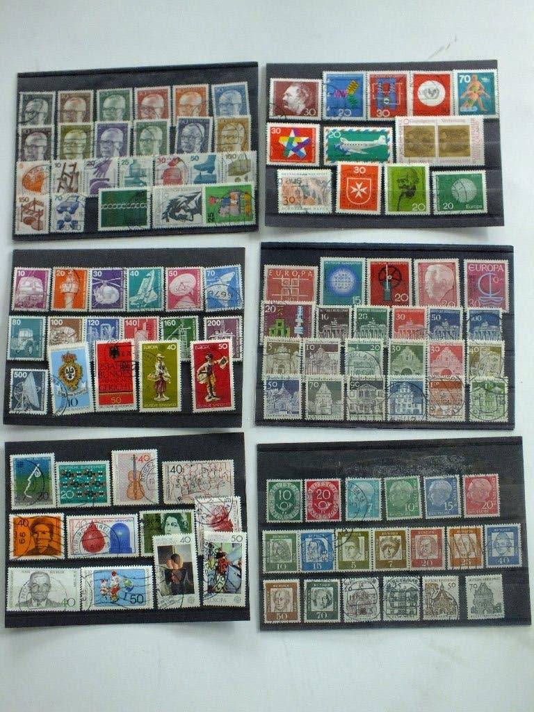 Petite collection de timbres du BUND d'Allemagne., Enlèvement ou Envoi, RFA, Affranchi