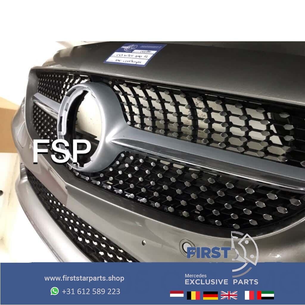 W205 C43 AMG Voorbumper Facelift 2014-2020 COMPLEET originee, Utilisé, -, Avant, -