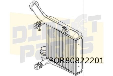 Porsche Panamera (-10/16) (3.0D) Interkoeler Links OES! 9701, Neuf, -, -, Porsche
