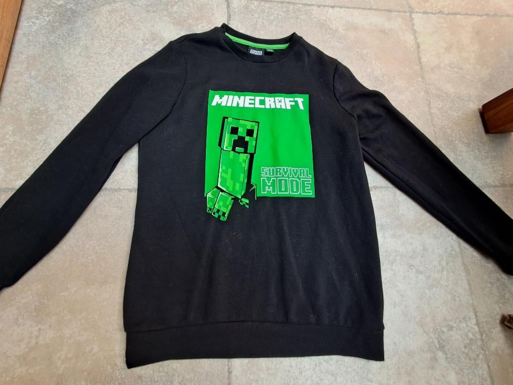 Minecraft trui mt 164 - 170 (zie foto's), Ophalen of Verzenden, Zo goed als nieuw, Jongen, Trui of Vest