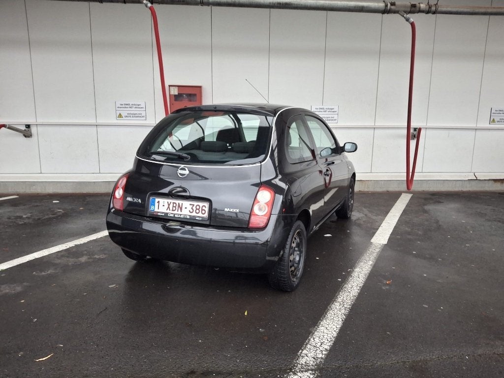 Nissan Micra, Auto's, Stof, Zwart, Zwart, Micra