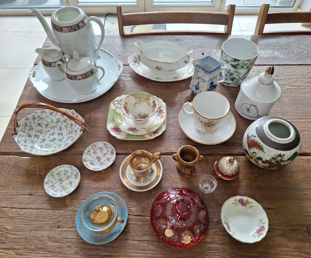 Lot en porcelaine ancienne, Enlèvement ou Envoi
