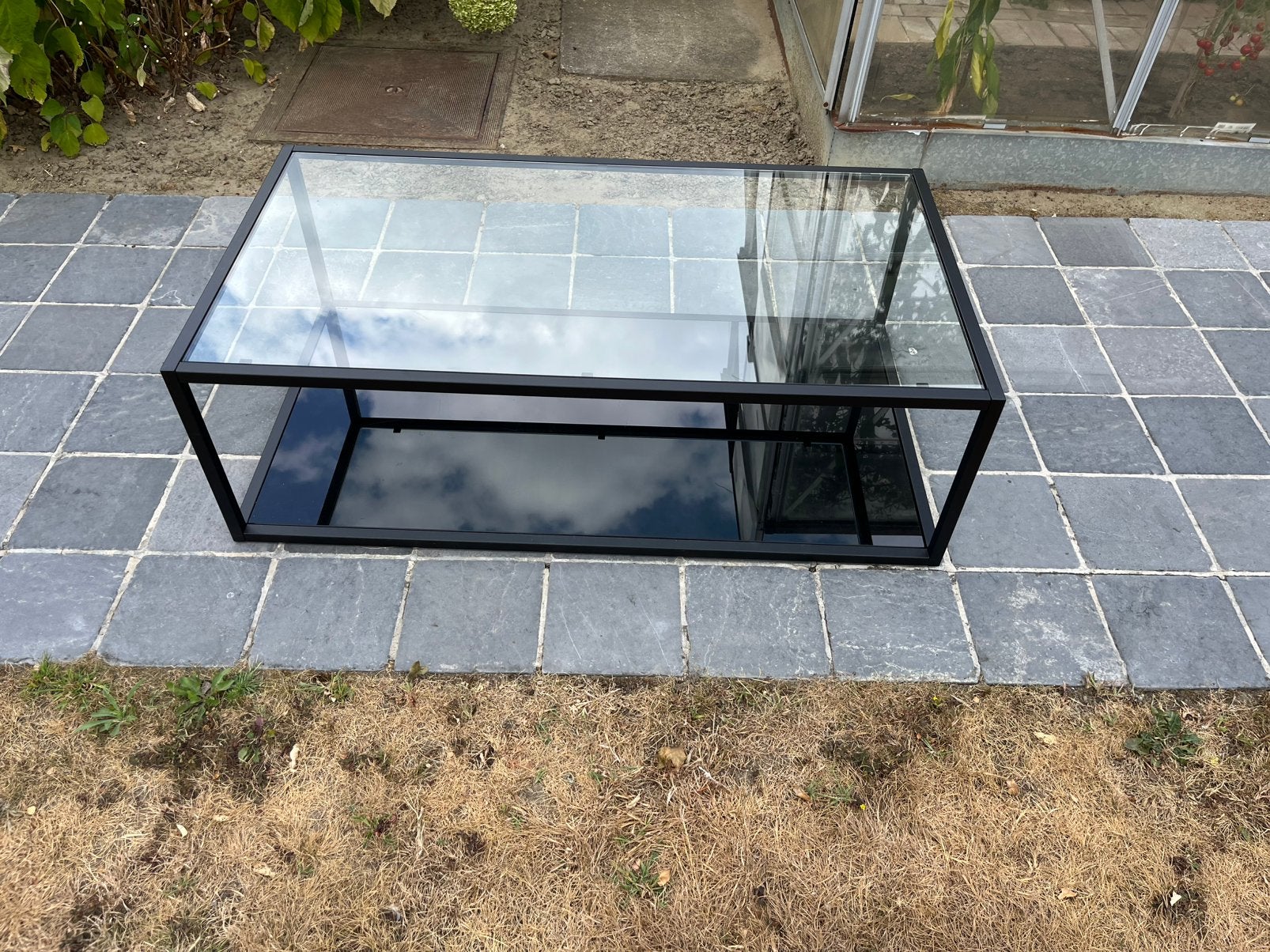 Salontafel, Huis en Inrichting, Ophalen, 100 tot 150 cm, 50 tot 100 cm, Zo goed als nieuw