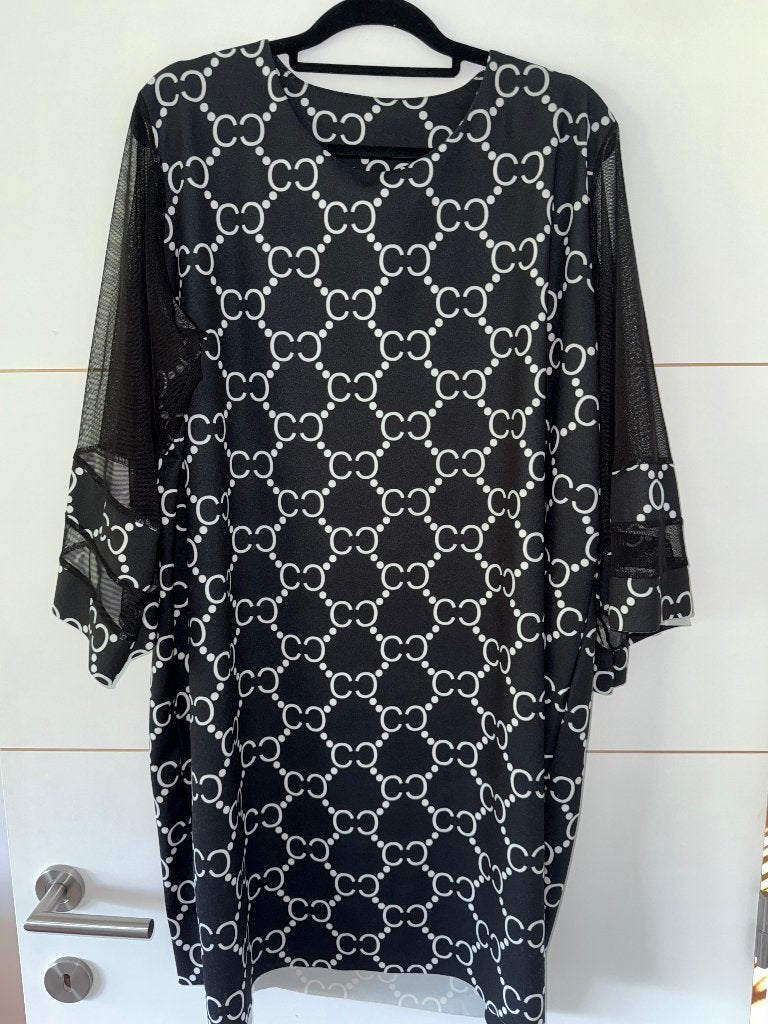 Robe MS Mode noir à motifs blanc, Vêtements | Femmes, Neuf, Autre, Enlèvement ou Envoi, Robe