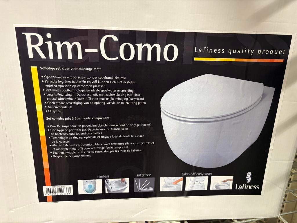 Cuvette neuve pour wc suspendu, Enlèvement, Neuf