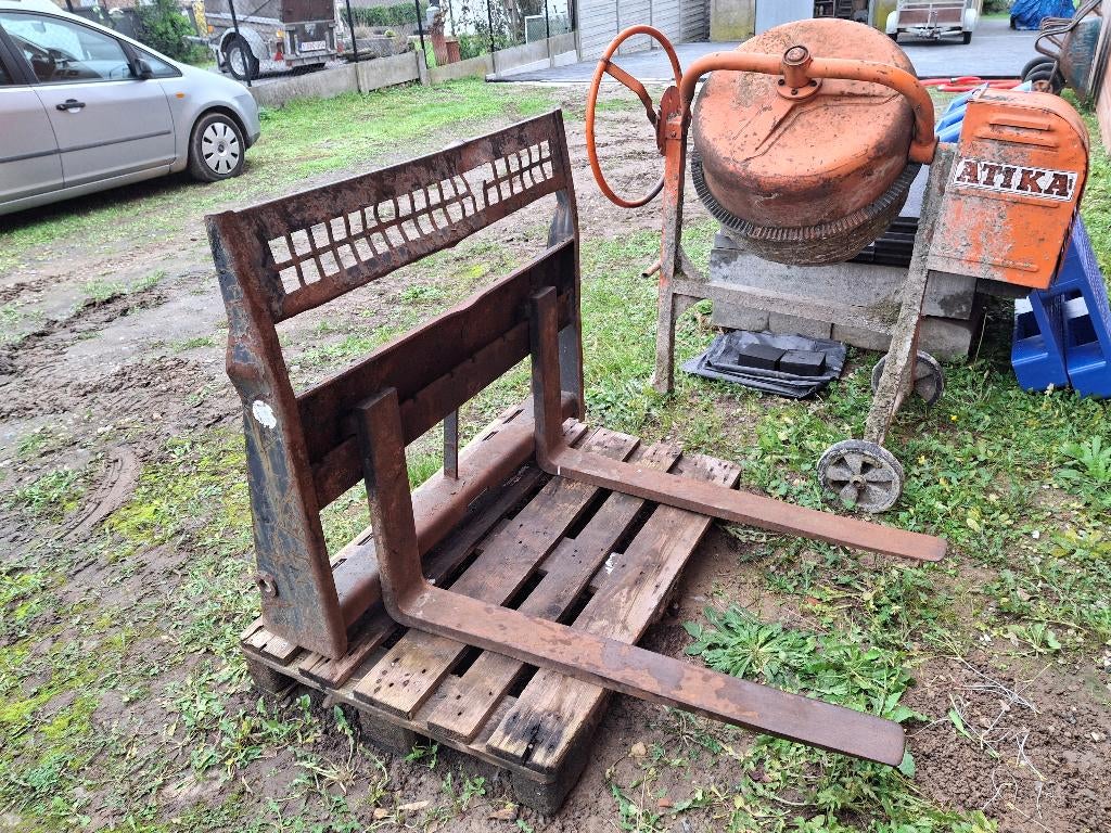 Palletvork BOBCAT, Ophalen, Wiellader of Shovel