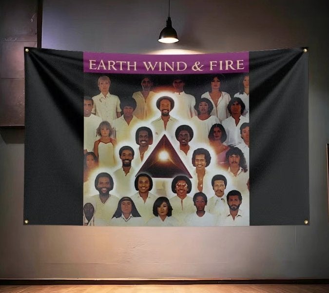 Grote vlaggen Earth Wind & Fire (150x90cm), Ophalen of Verzenden, Nieuw