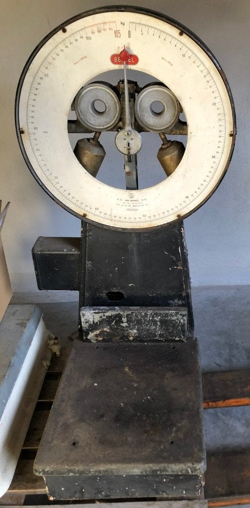 Berkel industriële weegschaal nazicht nodig, Elektronische apparatuur, Weegschalen, Ophalen, Gebruikt, Analoog