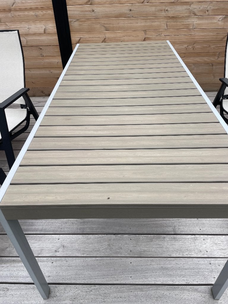 Tuintafel, Tuin en Terras, Ophalen, Gebruikt, Rechthoekig, Aluminium