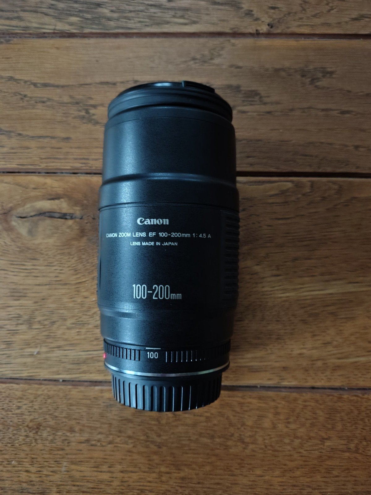 Canon zoomlens 100-200mm 1:4,5A (Japan), Ophalen, Zoom