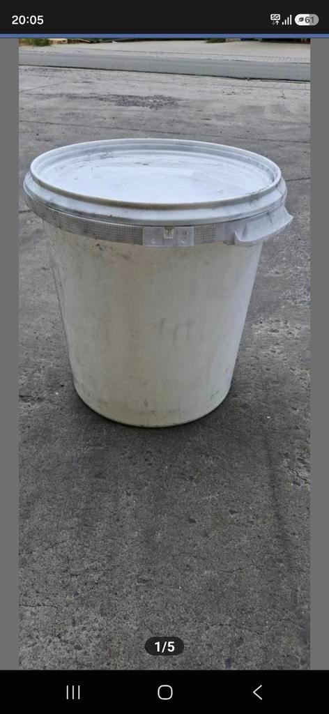 Afsluitbare emmers 20 liter., Ophalen