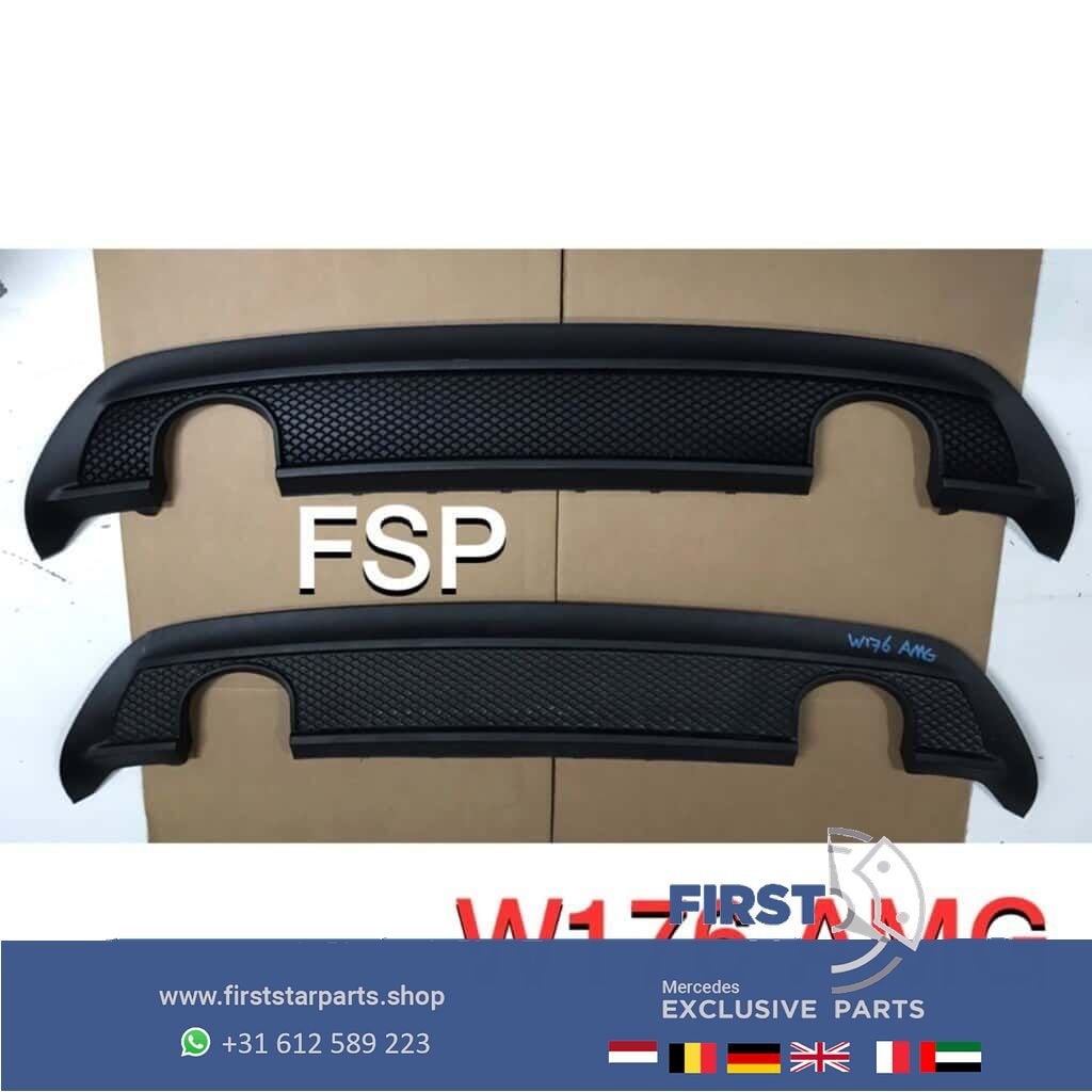 W176 AMG Diffuser Mercedes A Klasse 2013-2016 onder spoiler, Auto-onderdelen, Gebruikt, -, Ophalen of Verzenden, -
