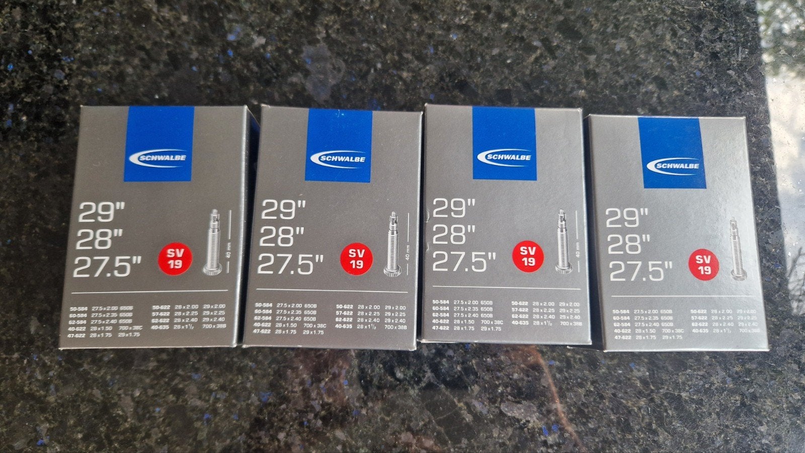4X binnenband Schwalbe Sv19, Band, Schwalbe, Nieuw, Ophalen of Verzenden