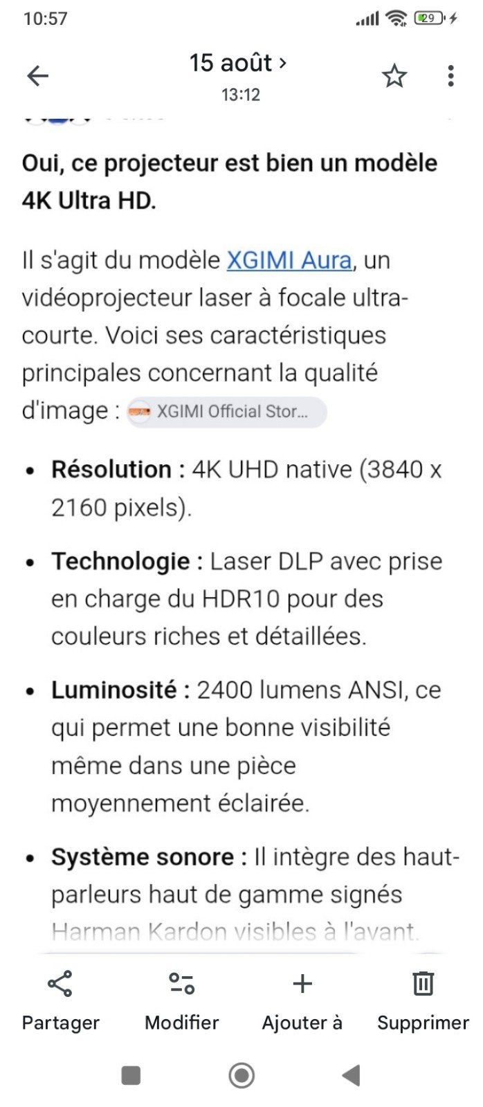 gros projecteur nikel  avec grande toile, TV, Hi-fi & Vidéo, Projecteurs vidéo, Enlèvement