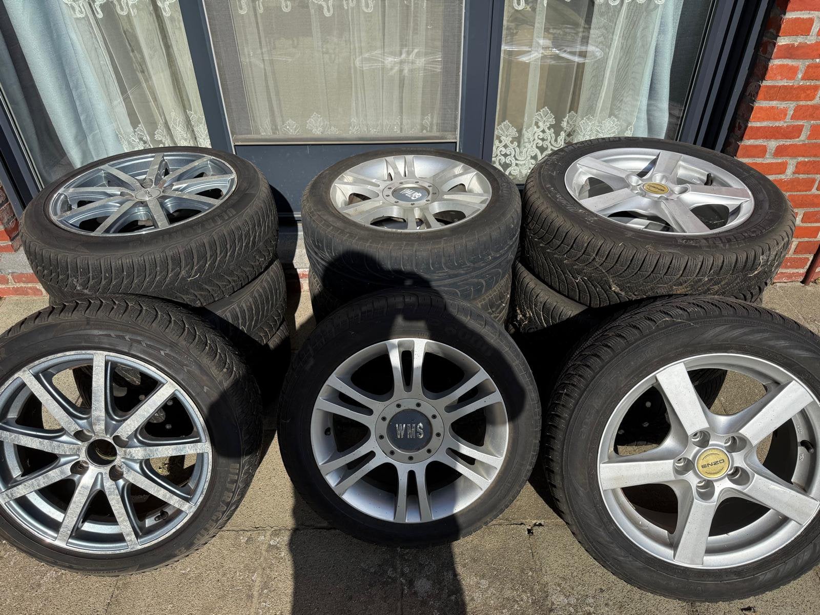 3 sets banden + velgen, Auto-onderdelen, Ophalen, Band(en)