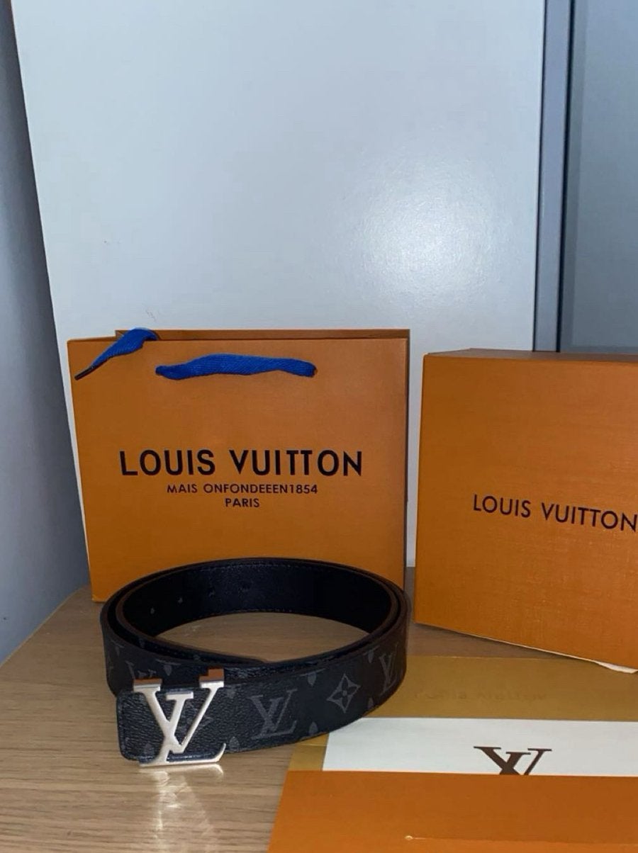 Ceinture Louis Vitton Noir, Kleding | Heren, Riemen en Ceintuurs, Zo goed als nieuw, Riem of Ceintuur, Echt leder, Zwart