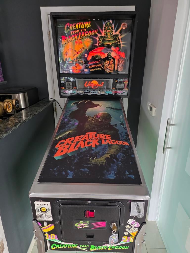 Flipper Bally : Creature from the black lagoon, Mécanique, Bally, Flipper (jeu), Enlèvement