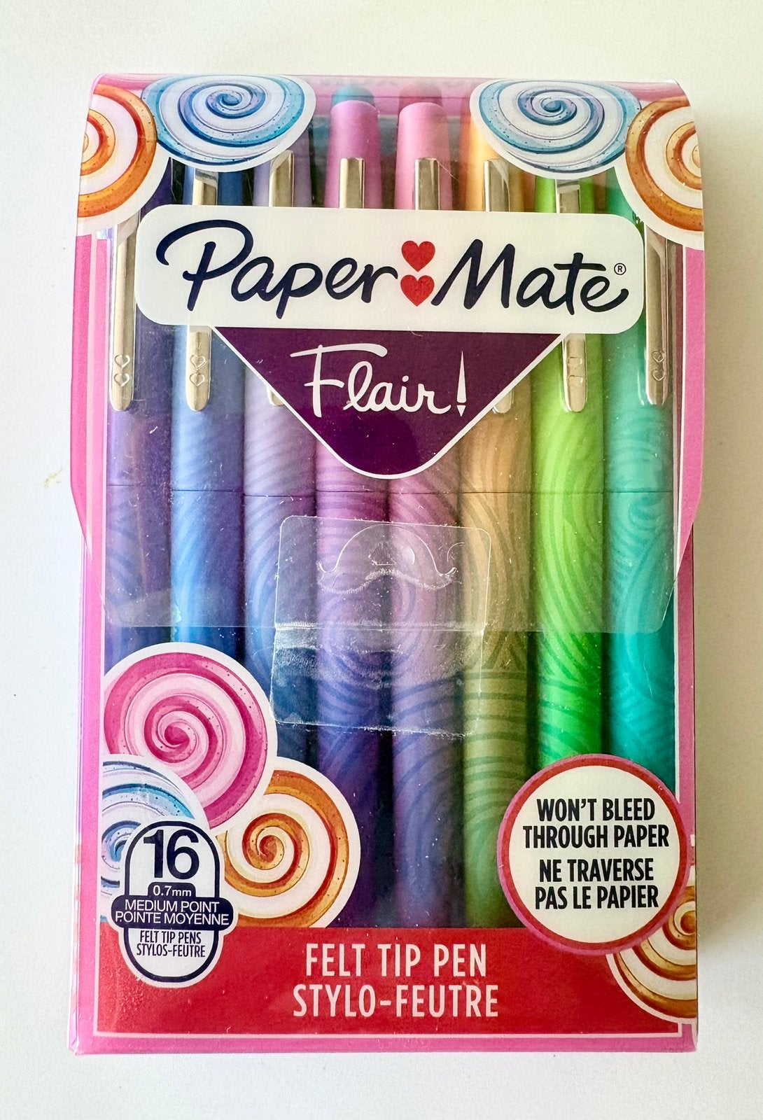 NIEUW. PAPER MATE FLAIR. 16 splinternieuwe stiften., Enlèvement, Neuf, Crayon ou Feutre