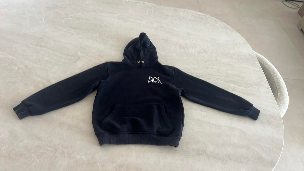 Christian Dior Paris donkerblauwe hoody, Kinderen en Baby's, Kinderkleding | Maat 140, Christian Dior Paris, Trui of Vest, Ophalen of Verzenden