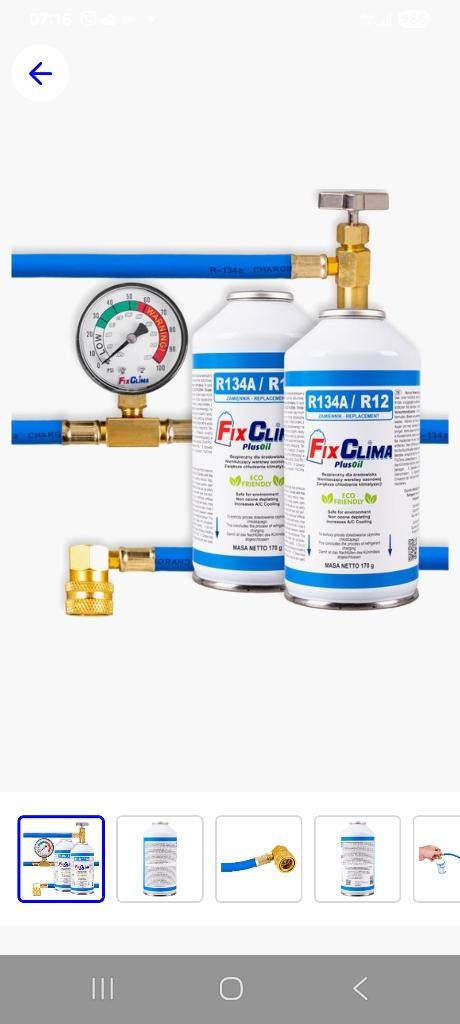 FixClima Plusoil R134A/R12, Ophalen of Verzenden