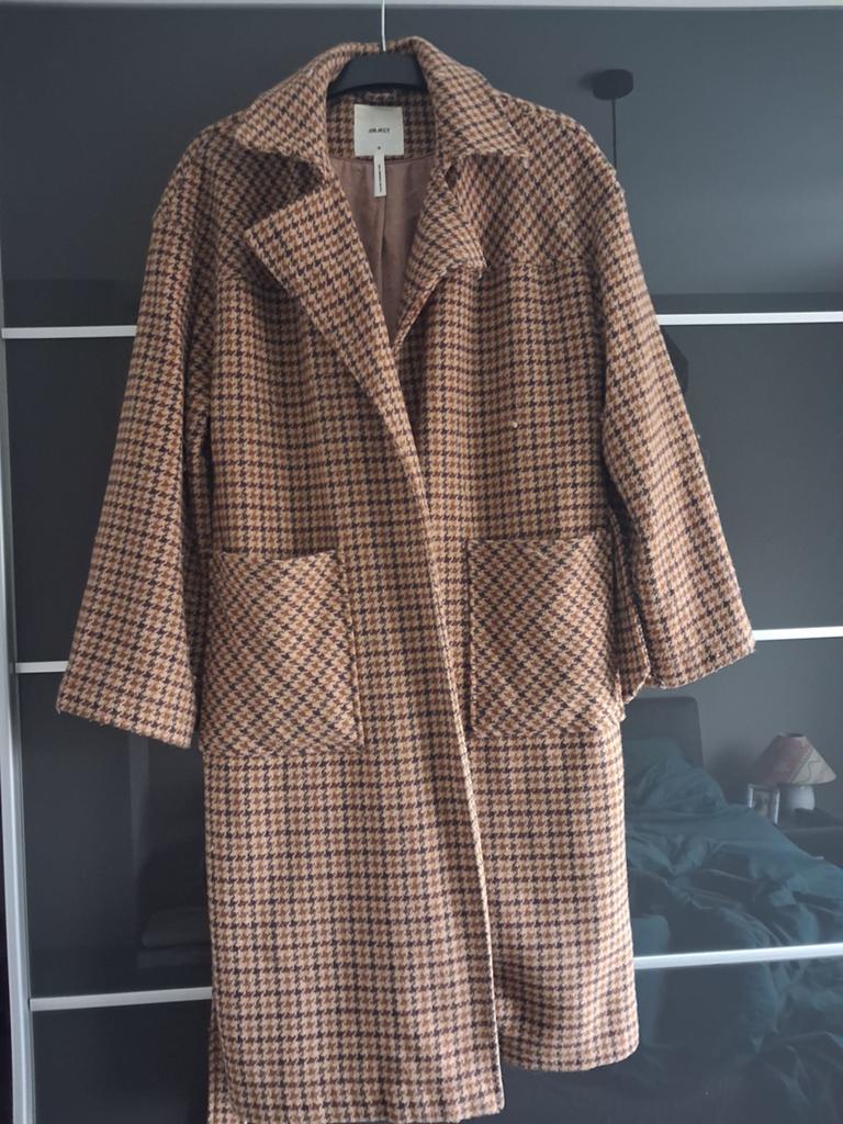 Lange jas, Ophalen, Zo goed als nieuw, Maat 38/40 (M)