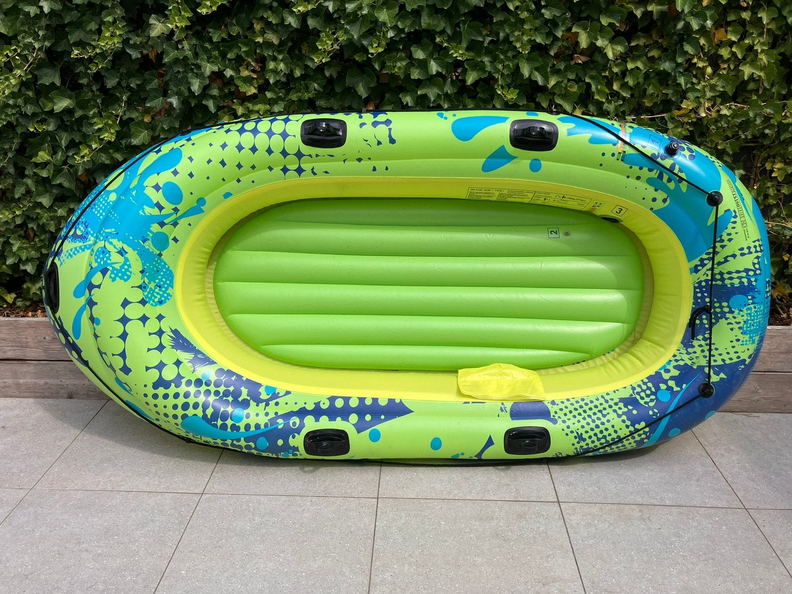 3 persoons rubber boot, Gebruikt, 2 m, 1 m, Opbergtas