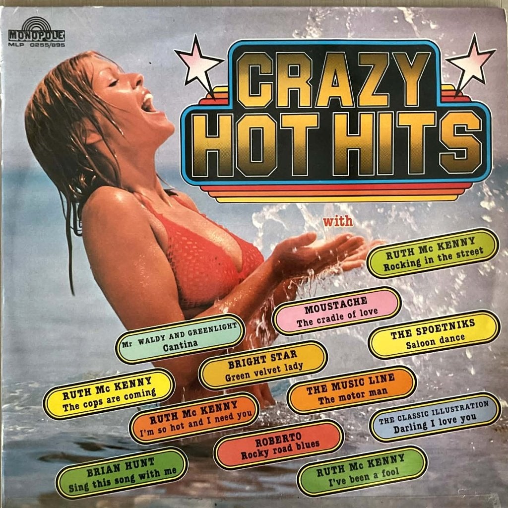 lp - Crazy Hot Hits, CD & DVD, Vinyles | Compilations, Compilation, Enlèvement ou Envoi, Comme neuf, Autres genres