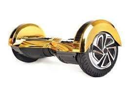 Goudkleurig Hoverboard met lader en opbergzak – Moet Weg, Ophalen, Gebruikt