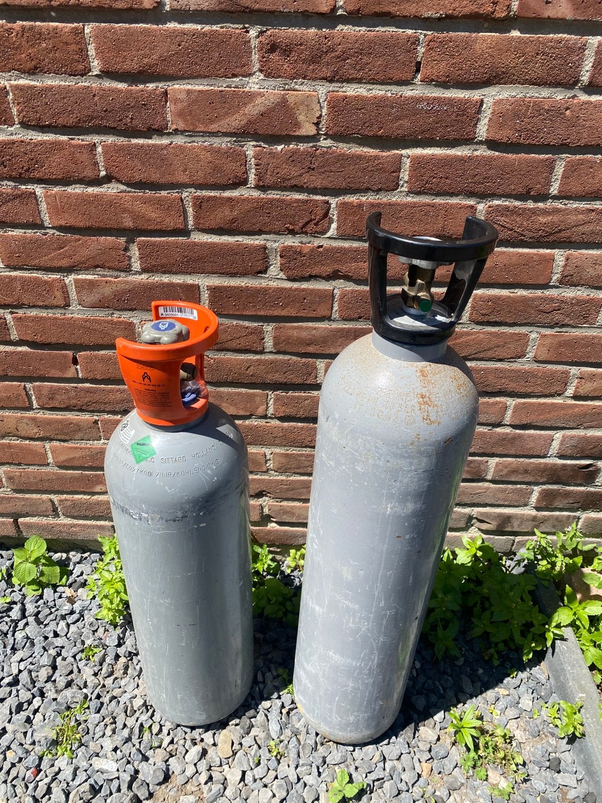 Gasflessen, Ophalen, Gebruikt