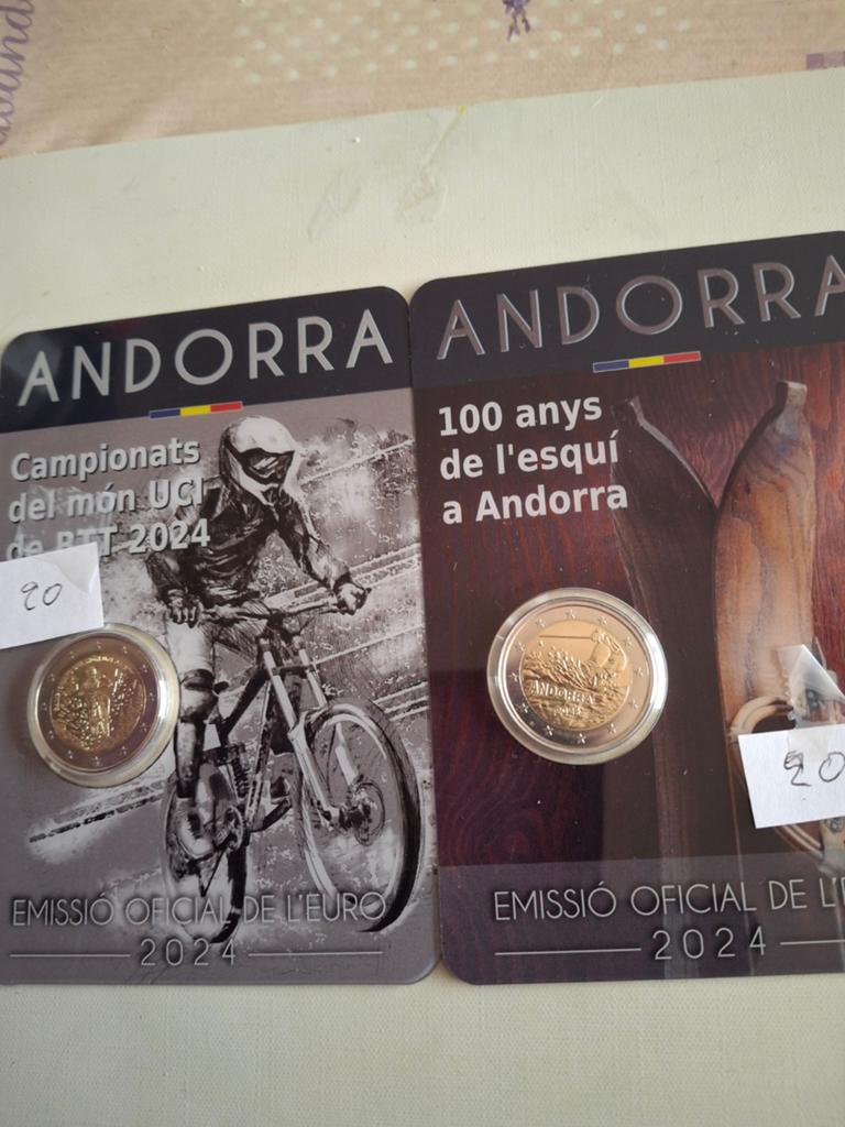 2 euro andorra 2024, Enlèvement, 2 euros