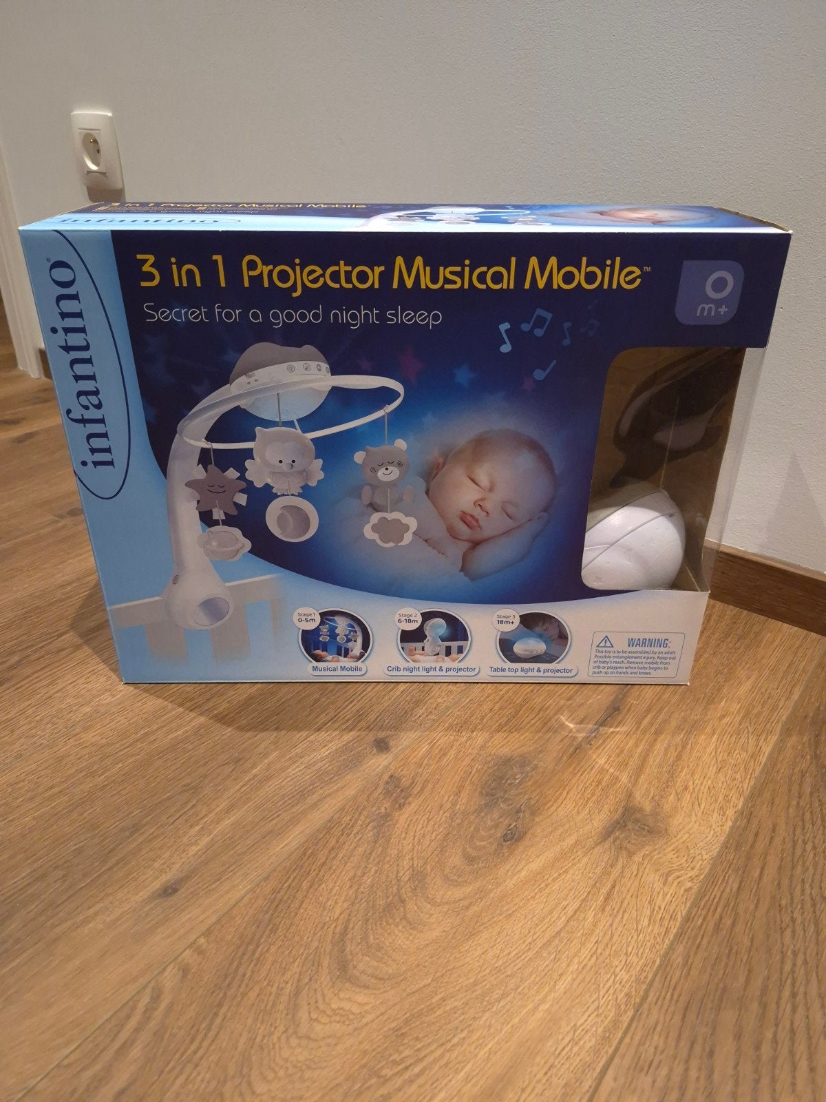 3 in 1 muziekmobiel & projector, Kinderen en Baby's, Ophalen, Gebruikt