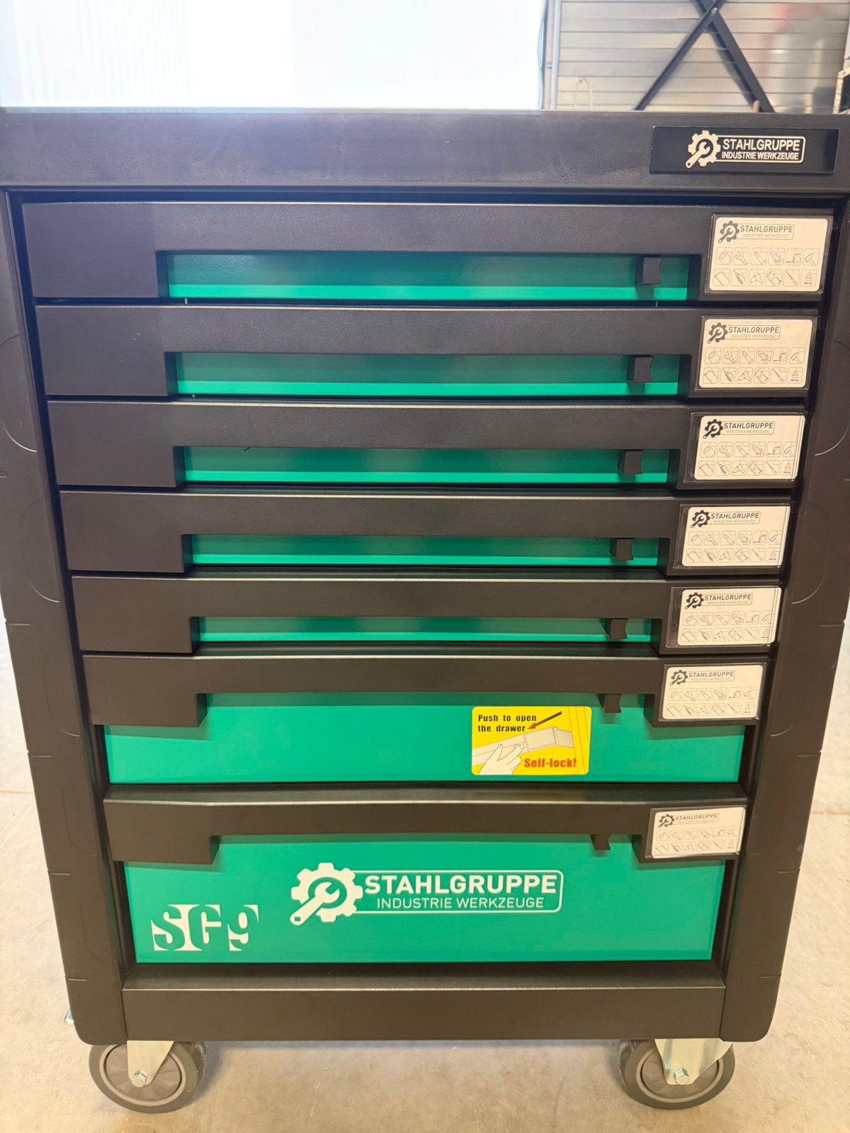 Professionele gereedschapswagen Stahlgruppe volledig nieuw, Ophalen, Zo goed als nieuw